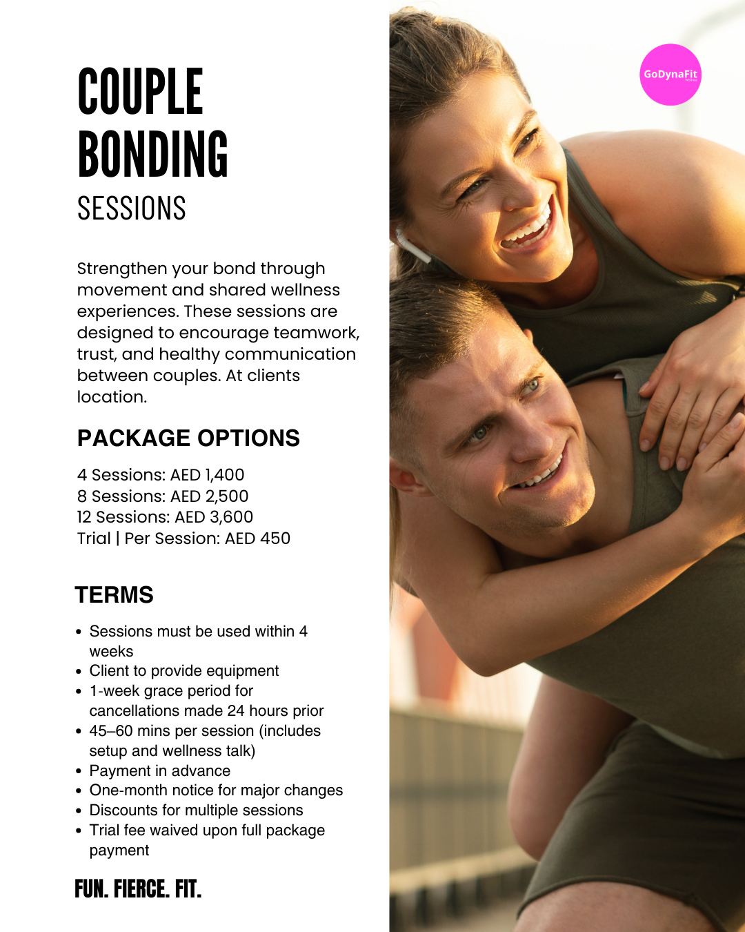 Couple's Workout Classes GoDynaFit