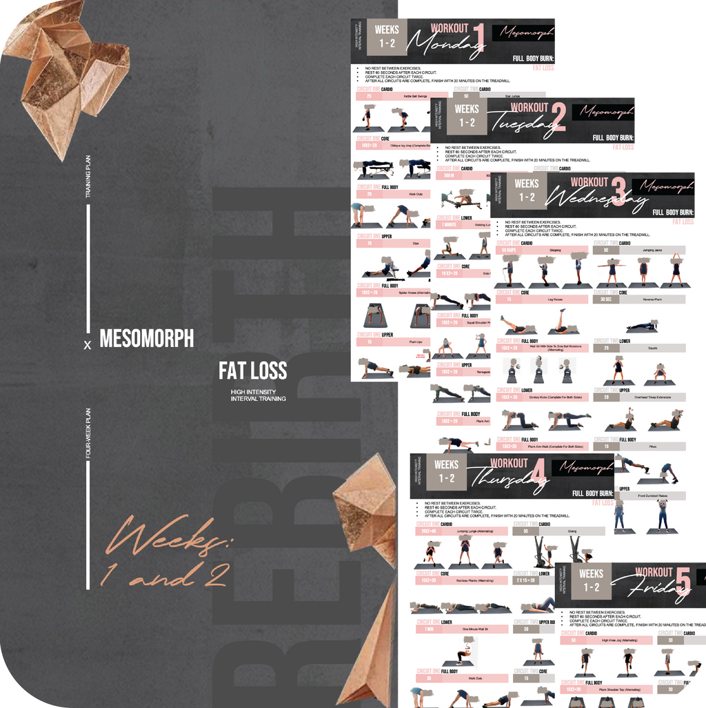 Women's Training and Eating Plan Bundle